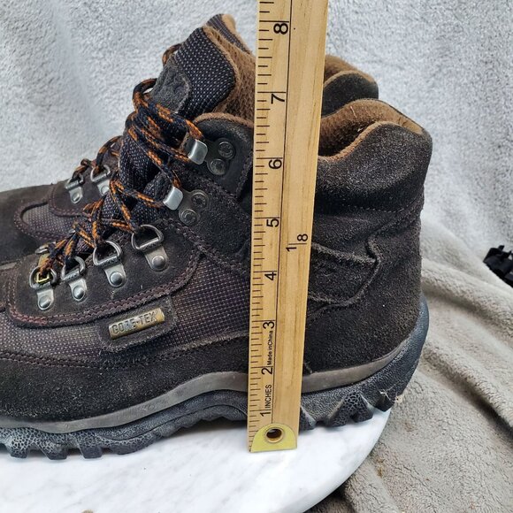 Rocky Shoes Mens Size 9 Brown Leather Gore Tex 867 Lace Up Boots Gorpcore *Read* main image 10
